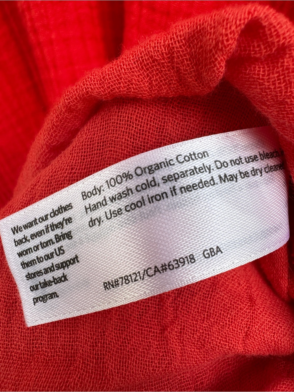 Eileen Fisher cotton gauze dress - Picture 6 of 8